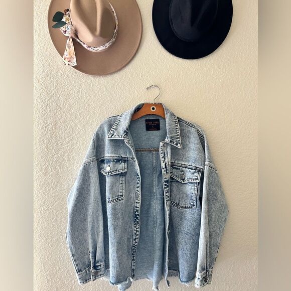 Distressed Jean Jacket✨ - Picture 1 of 8